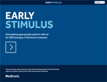 Tablet Screenshot of earlystimulus.com